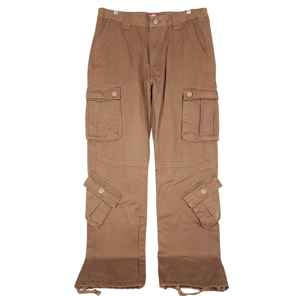MATCH Union Workwear Supplies Cargo Pants Brown Cotton Utility Style Size XL 34